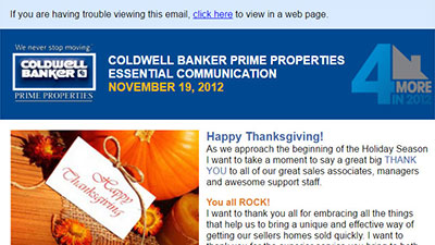 Coldwell Banker 2012