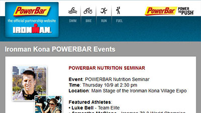 PowerBar Events 2008